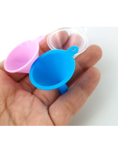 120 Mini Embudos de Plástico GXXMEI para Llenado de Líquidos