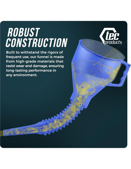 Embudo Flexible Automotriz TEC Products Azul Grande 40.64 cm