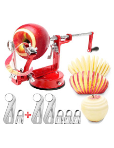 Pelador de Manzanas Multifuncional Tatida Rojo 3 en 1