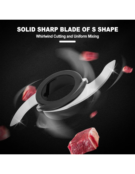 Procesador de Alimentos Homtone 16 Tazas 9 en 1 600W Blanco Procesador de Alimentos Homtone 16 Tazas 9 en 1 600W Blanco