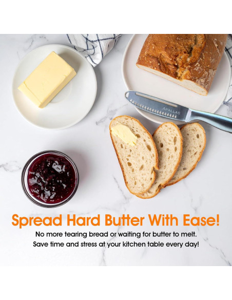 Espátula de Mantequilla Apallas - Acero Inoxidable, 20.32 cm