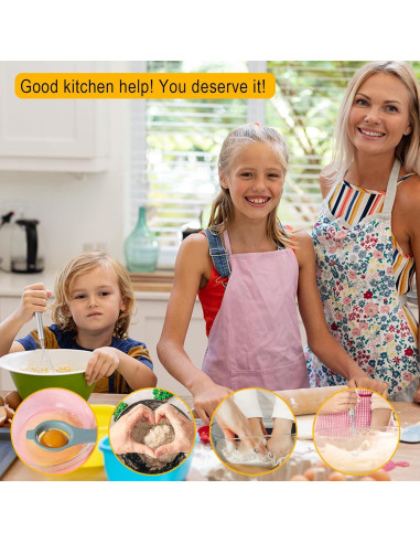 Juego de Batidores de Cocina IQworks - 3 Piezas Acero Inoxidable