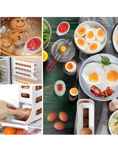 Dispensador Automático de Huevos Volue 30 Huevos 4 Niveles