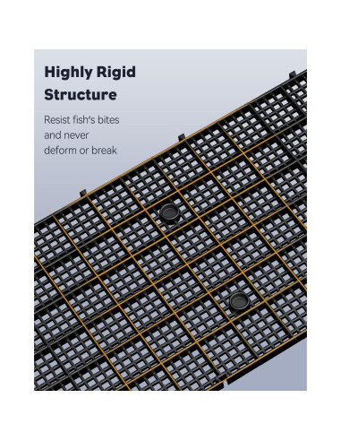 Divisor de Acuario Pawfly 4 Pcs 29.2x14.7cm Plástico Negro