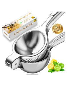 Exprimidor Manual de Limón Vakoo Grande de Metal Anticorrosión