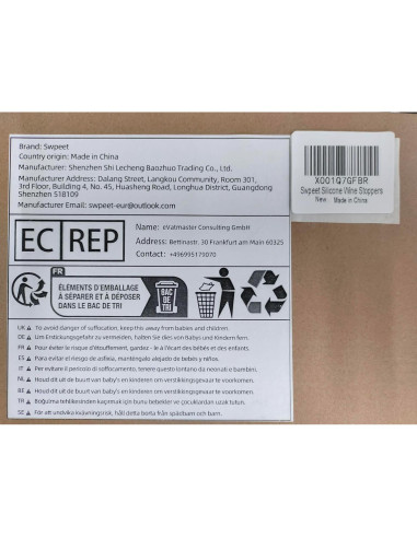 Kit de 13 Tapones de Silicona para Vino Swpeet - Reutilizables