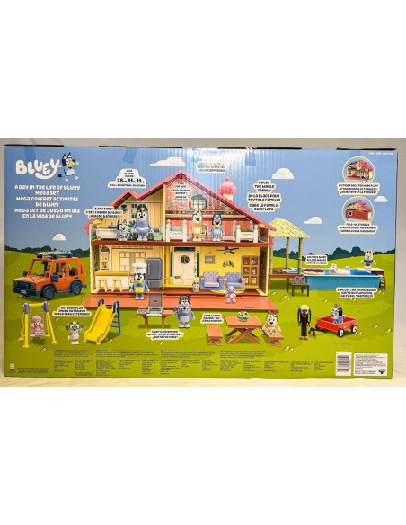 Conjunto Mega Definitivo Bluey 2023 - 40 Piezas y 14 Figuras Conjunto Mega Definitivo Bluey 2023 - 40 Piezas y 14 Figuras
