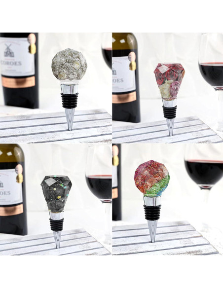 15 Moldes de Silicona para Tapones de Vino Jiofaviu 280g 15 Moldes de Silicona para Tapones de Vino Jiofaviu 280g