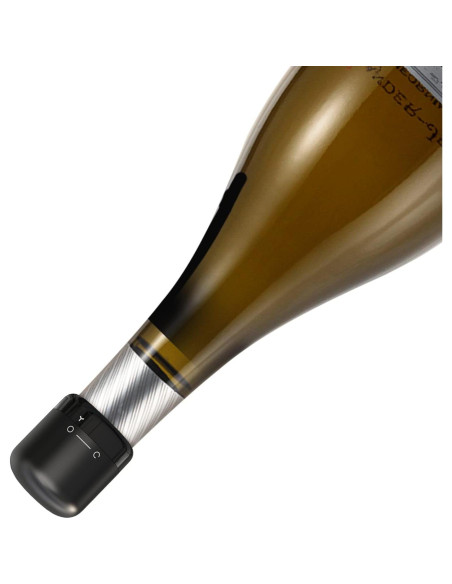 Tapones de Vino Jaokiy 2 Pack Silicona Reutilizables a Prueba de Fugas