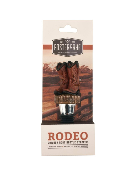 Tapón de Botella Bota de Vaquero Foster & Rye - 12.7 cm Tapón de Botella Bota de Vaquero Foster & Rye - 12.7 cm