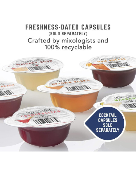 Máquina de Cócteles Bartesian 55300 Premium 3.38L Fácil Limpieza