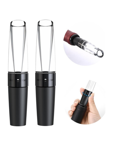 Aireador de Vino ANNIVERS con Válvula y Boquilla Sin Goteo