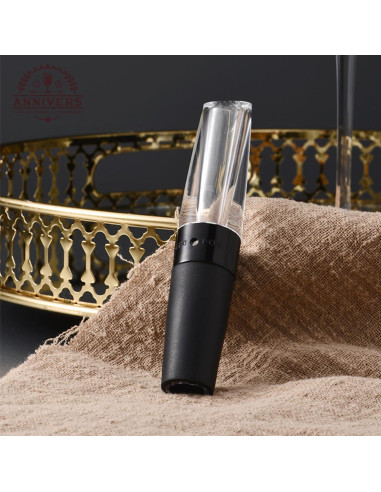 Aireador de Vino ANNIVERS con Válvula y Boquilla Sin Goteo