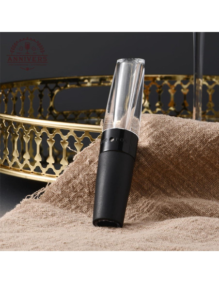 Aireador de Vino ANNIVERS con Válvula y Boquilla Sin Goteo