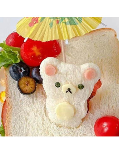 Cortador de Sándwiches YNHIAG 4 Pcs Animales 5.08 cm