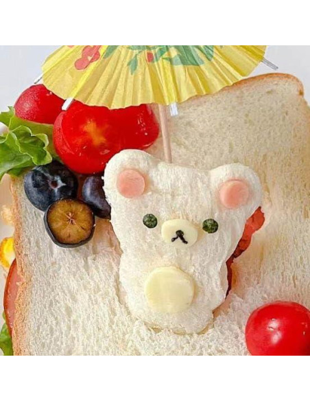 Cortador de Sándwiches YNHIAG 4 Pcs Animales 5.08 cm