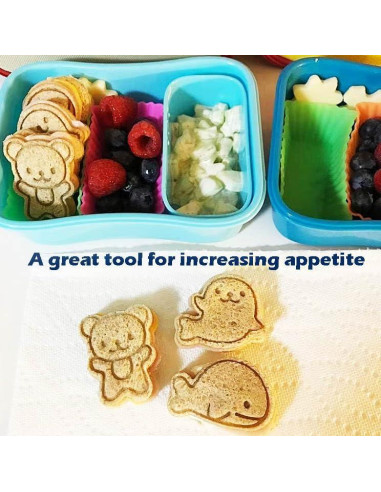 Cortador de Sándwiches YNHIAG 4 Pcs Animales 5.08 cm