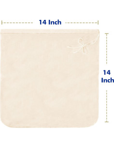 3 PCS Bolsa de Tela para Queso New England Stories 35.56 cm 2