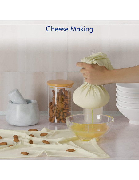 3 PCS Bolsa de Tela para Queso New England Stories 35.56 cm 3 PCS Bolsa de Tela para Queso New England Stories 35.56 cm