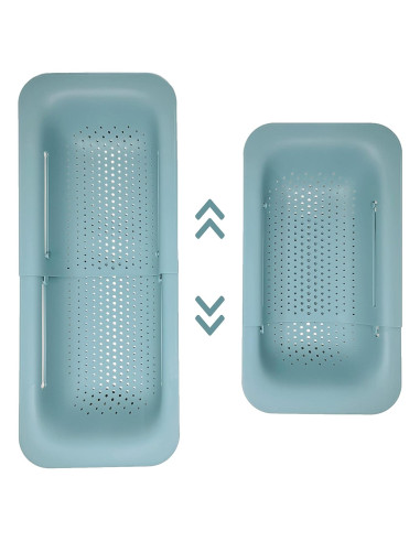Cesto Colador Expandible Makerstep Verde 49.5x20.3 cm