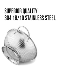 Colador Microperforado DLD de Acero Inoxidable 5L - Apto Lavavajillas 2