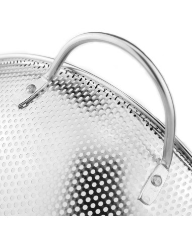 Colador Microperforado DLD de Acero Inoxidable 5L - Apto Lavavajillas