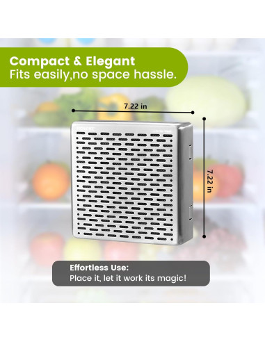 Desodorante de Refrigerador Acero Inoxidable H-Q9M 10 Años