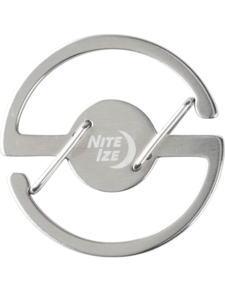 Mosquetón de Llave Medallón Nite Ize Acero Inoxidable