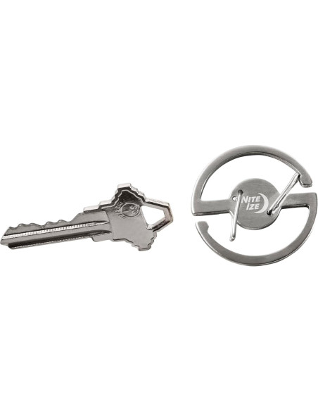Mosquetón de Llave Medallón Nite Ize Acero Inoxidable