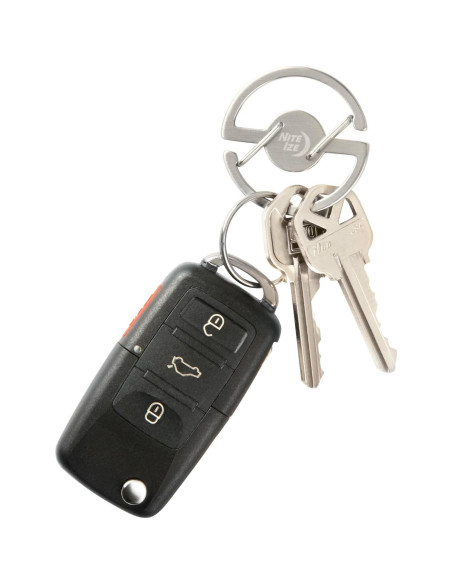 Mosquetón de Llave Medallón Nite Ize Acero Inoxidable