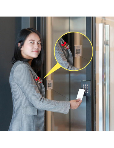 20 Insignias Retráctiles de Fieltro Teling para Vacaciones