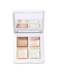 Paleta de Maquillaje RMS Beauty Glow Quad Mini - Iluminador y Rubor
