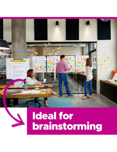 Post-it Super Sticky Easel Pad 63.5x76.2 cm Blanco Rayado 2 Pads