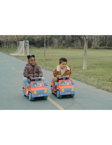 Coche Eléctrico Interactivo Bluey 6V para Niños 2-5 Años