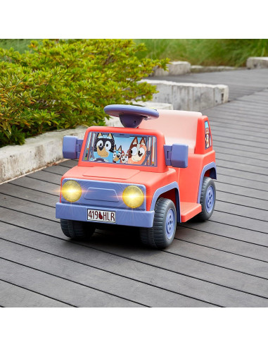 Coche Eléctrico Interactivo Bluey 6V para Niños 2-5 Años