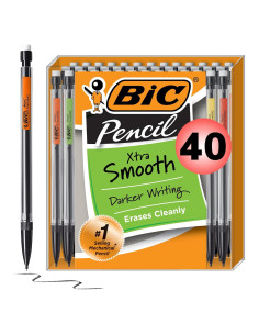 Lápiz Mecánico BIC Xtra-Smooth 0.7 mm, Paquete de 40 Unidades
