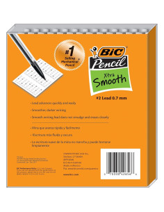 Lápiz Mecánico BIC Xtra-Smooth 0.7 mm, Paquete de 40 Unidades 2