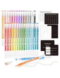 Set de 30 Bolígrafos de Gel Shuttle Art 0.6mm Multicolor