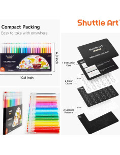 Set de 30 Bolígrafos de Gel Shuttle Art 0.6mm Multicolor 2