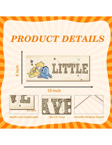 Decoración de Pared Winnie the Pooh - Juego de 3 Piezas