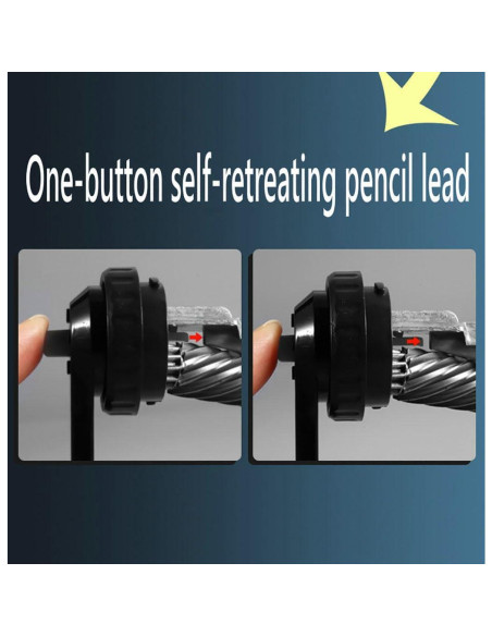 Sacapuntas Manual ZCVXCC Negro con Punta Ajustable y Cuchilla Helicoidal