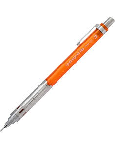 Lápiz Mecánico Pentel GraphGear 300 0.3mm Naranja con Borrador 2