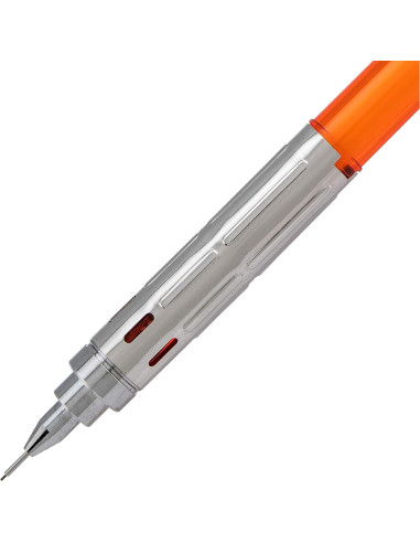 Lápiz Mecánico Pentel GraphGear 300 0.3mm Naranja con Borrador