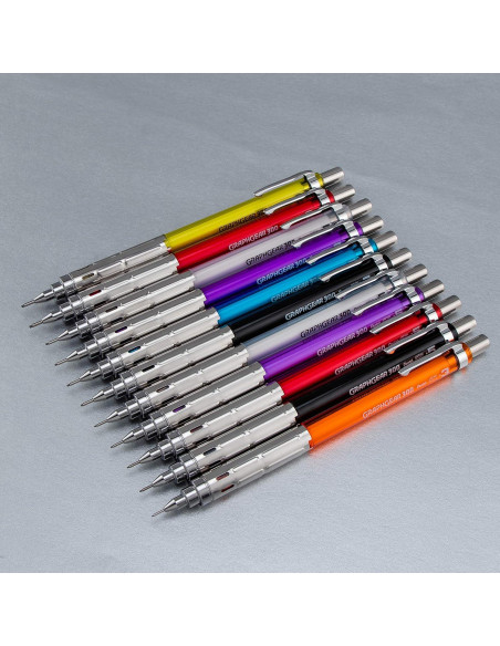 Lápiz Mecánico Pentel GraphGear 300 0.3mm Naranja con Borrador Lápiz Mecánico Pentel GraphGear 300 0.3mm Naranja con Borrador