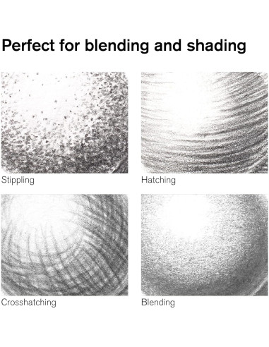 Set de 5 Lápices de Grafito Winsor & Newton - HB, 2B, 4B, 8B