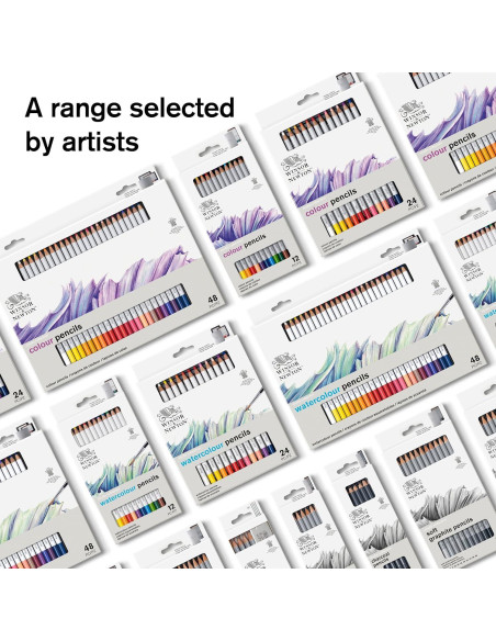 Set de 5 Lápices de Grafito Winsor & Newton - HB, 2B, 4B, 8B