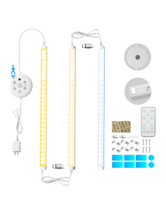 Barra de luz LED bajo gabinete THLITURE 3Pack 12W regulable
