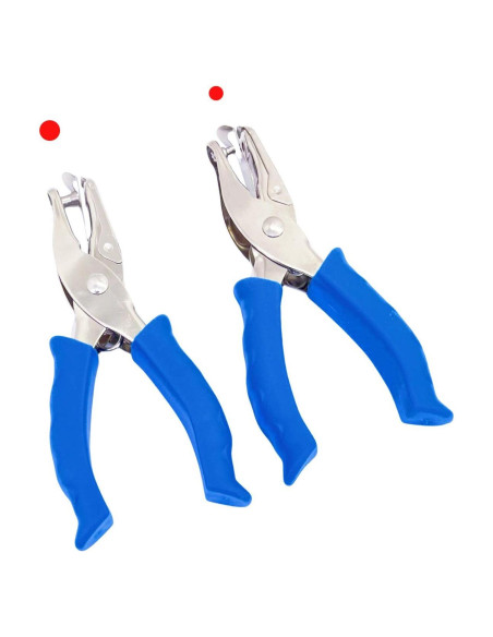 Perforador de Papel Mini XIAOXGXF 2 Piezas 3mm y 6mm Azul