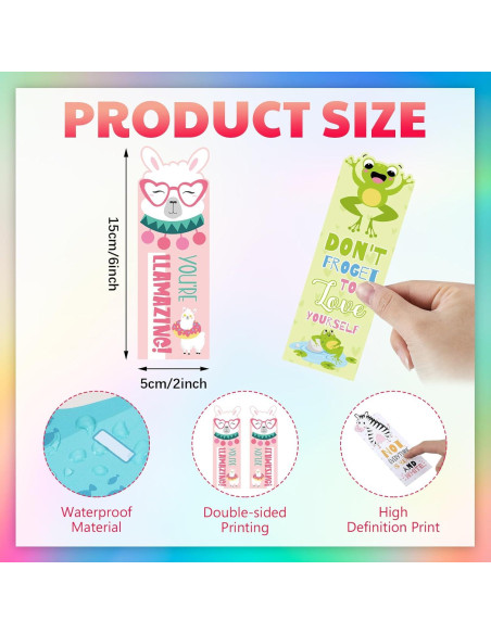 144 Marcadores de Página Animales Skyygemm 15.24x5.08cm