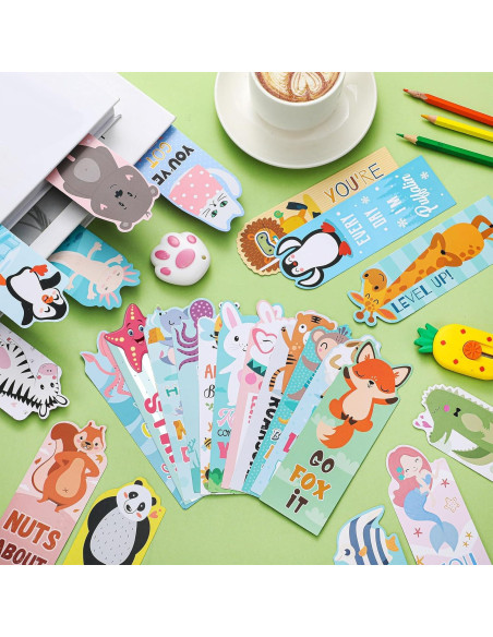 144 Marcadores de Página Animales Skyygemm 15.24x5.08cm